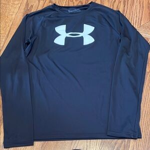 Under Armour Black Long Sleeve Tee Athletic Performance